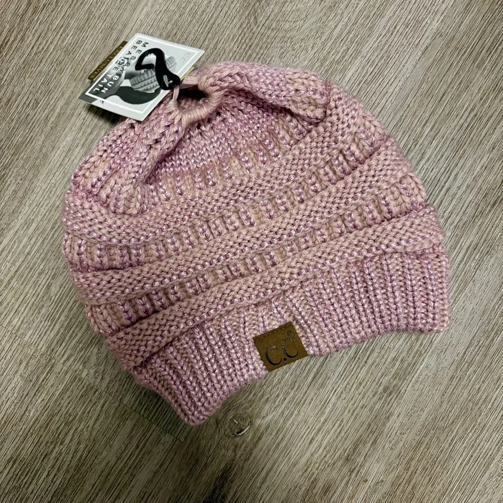 CC Messy Bun Beanie Tail B5*